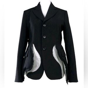 🔥100% Authentic Comme des Garcons The Future of Silhouette Blazer Black Size/S 🔥